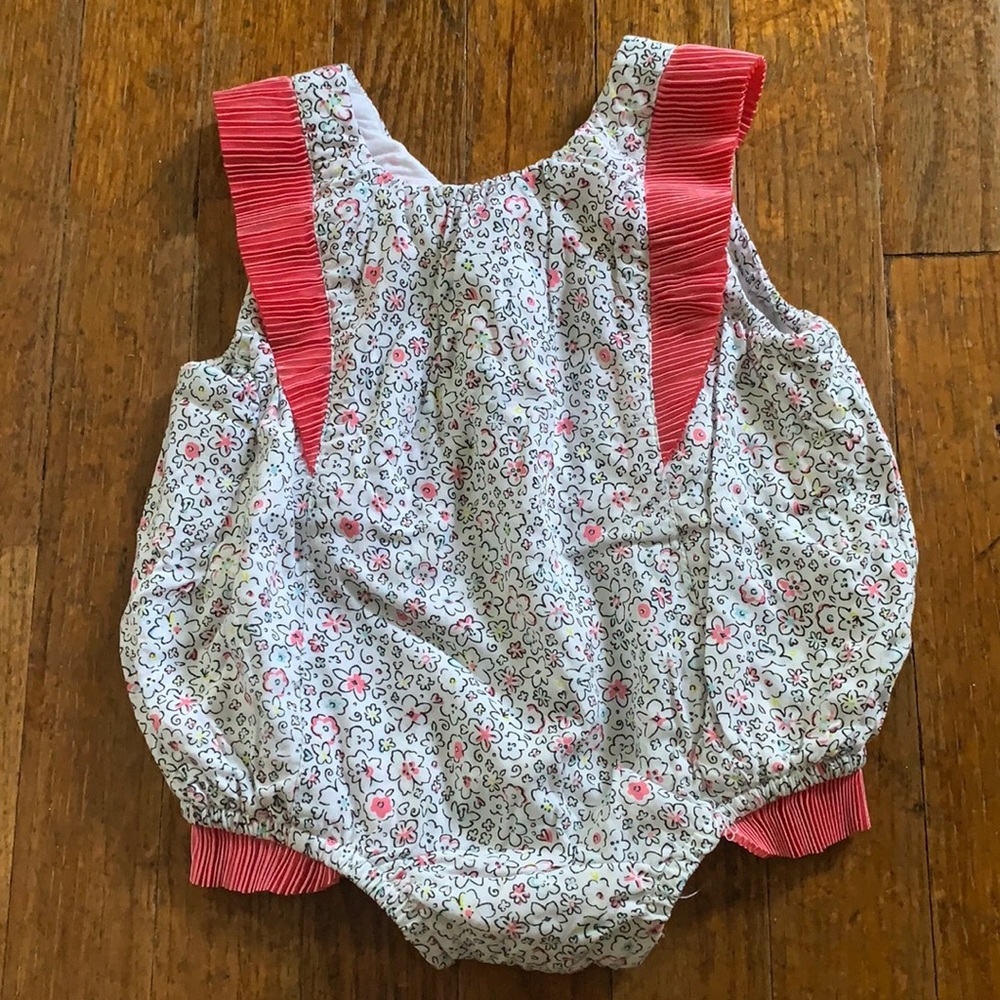 Summer Floral One Piece Baby Girl 0-3